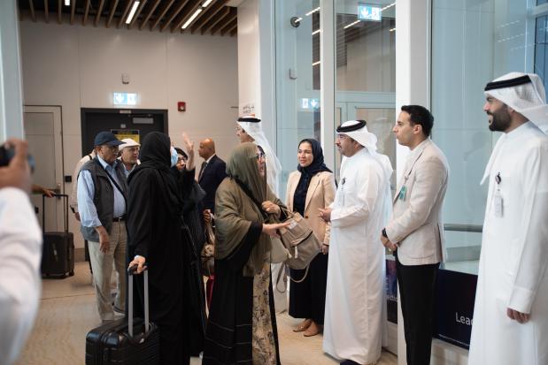 <p>A Gulf Air flight carrying 163 Bahrainis stranded in Iran arrived from Turkmenistan yesterday. In addition, 504 citizens returned to the kingdom by land, with transportation arrangements provided by the Foreign Ministry from the Iranian city of Mashhad. </p><p>The ministry emphasised its continued commitment to securing the return of all remaining Bahraini citizens stranded in countries affected by the current regional situation.</p>